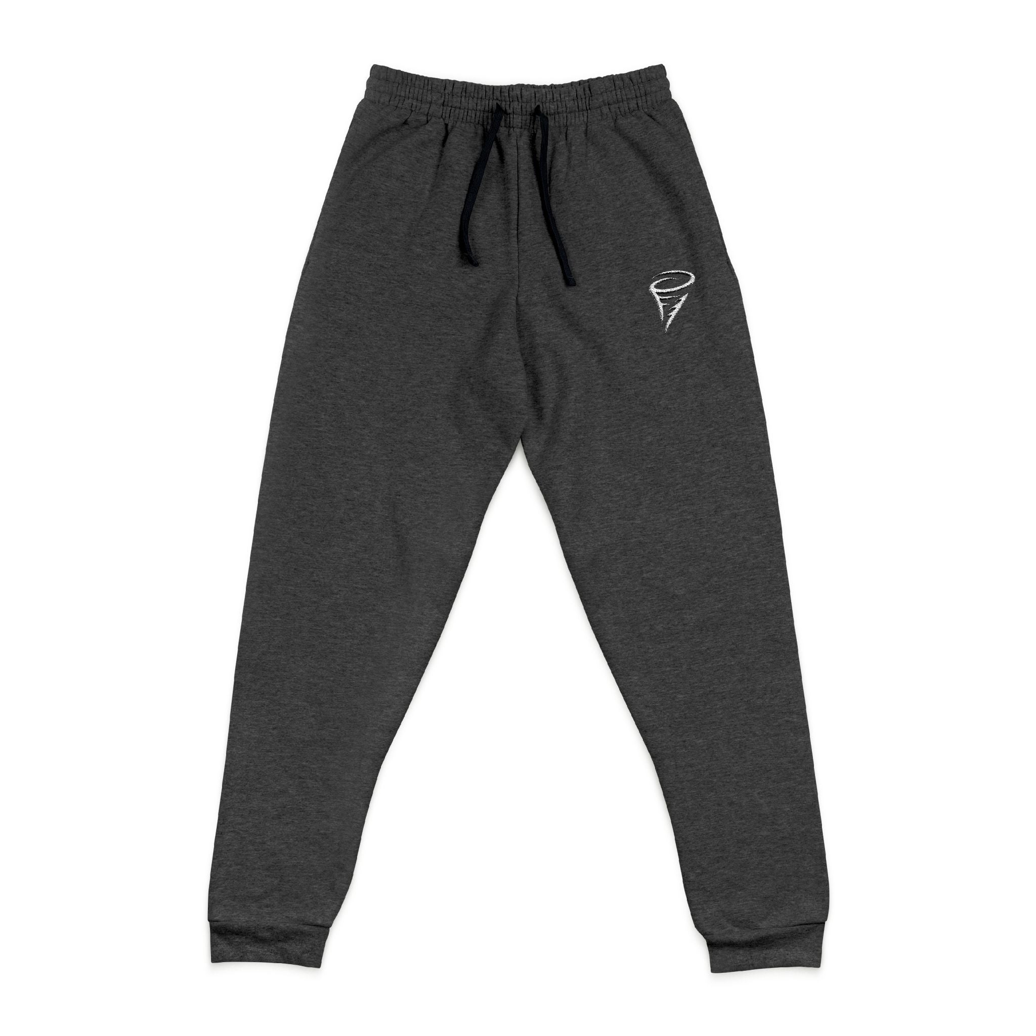 G-Force Tornado Embroidered Grey Joggers — Casual Sweatpants