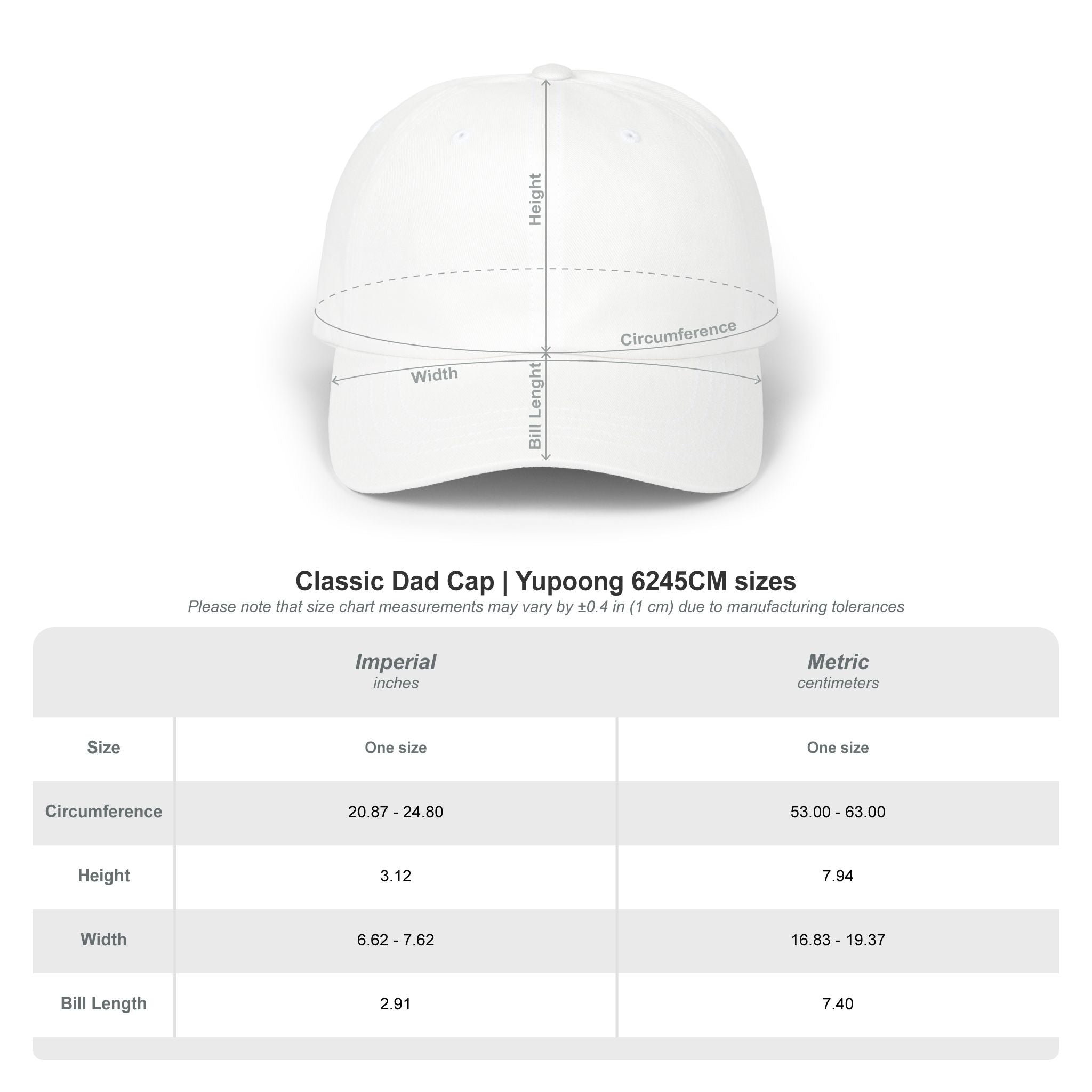 G-Force Golf Classic Dad Cap — Embroidered Performance Baseball Hat