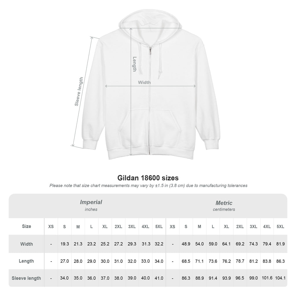 Unisex Zip Hoodie