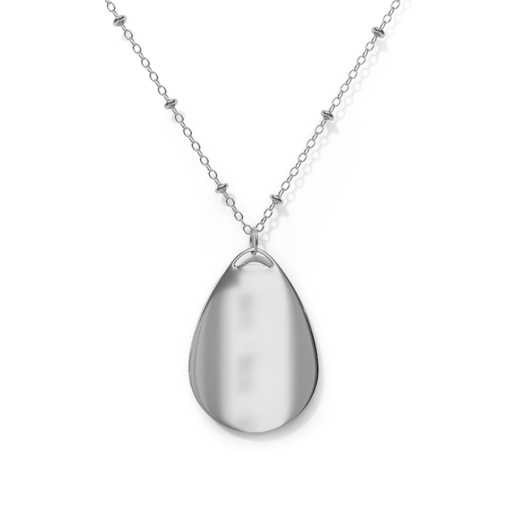 GF Tornado Pendant Necklace — Oval Charm Necklace