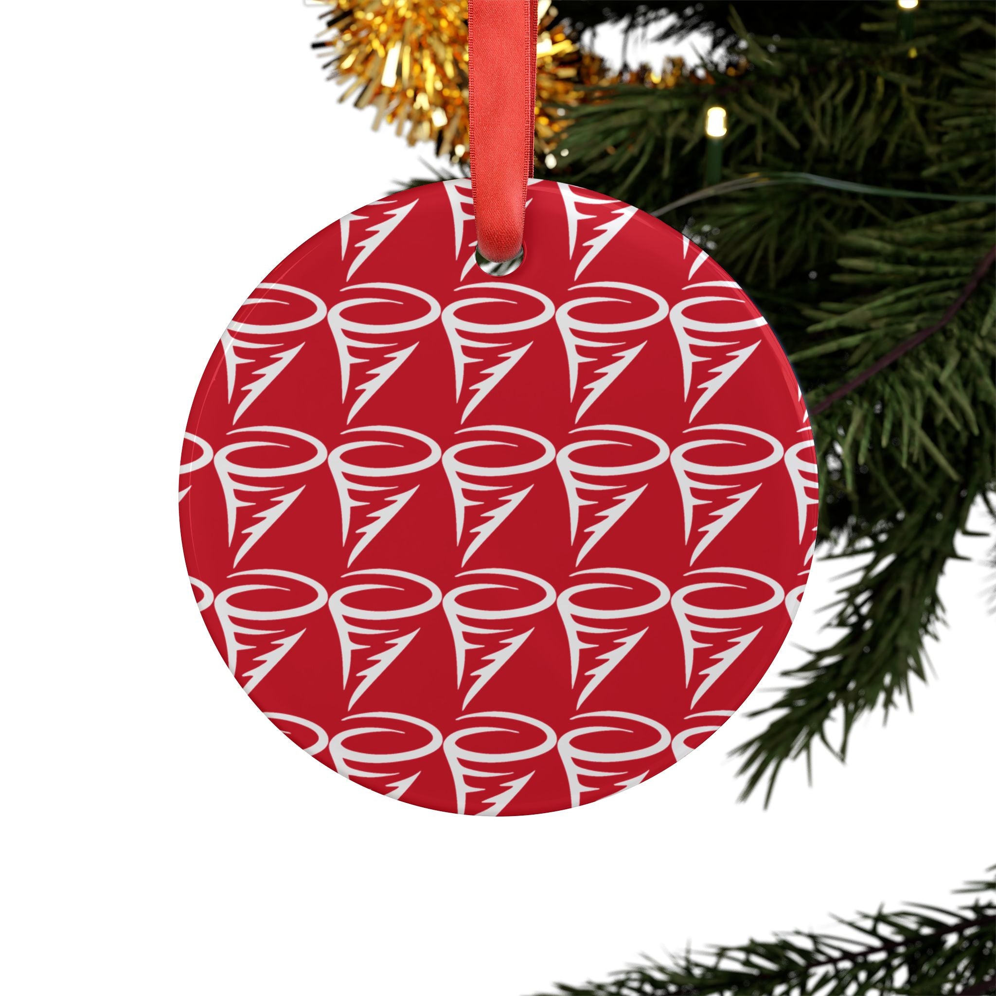 G-Force Acrylic Ornament with Ribbon