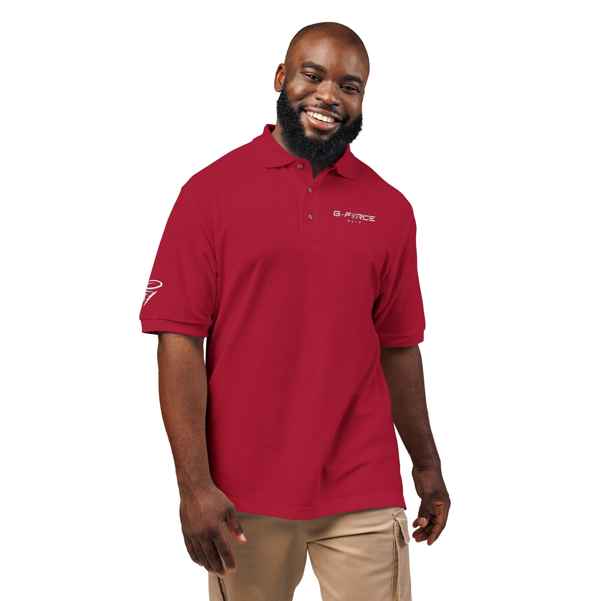 G-Force Embroidered Golf Polo Shirt