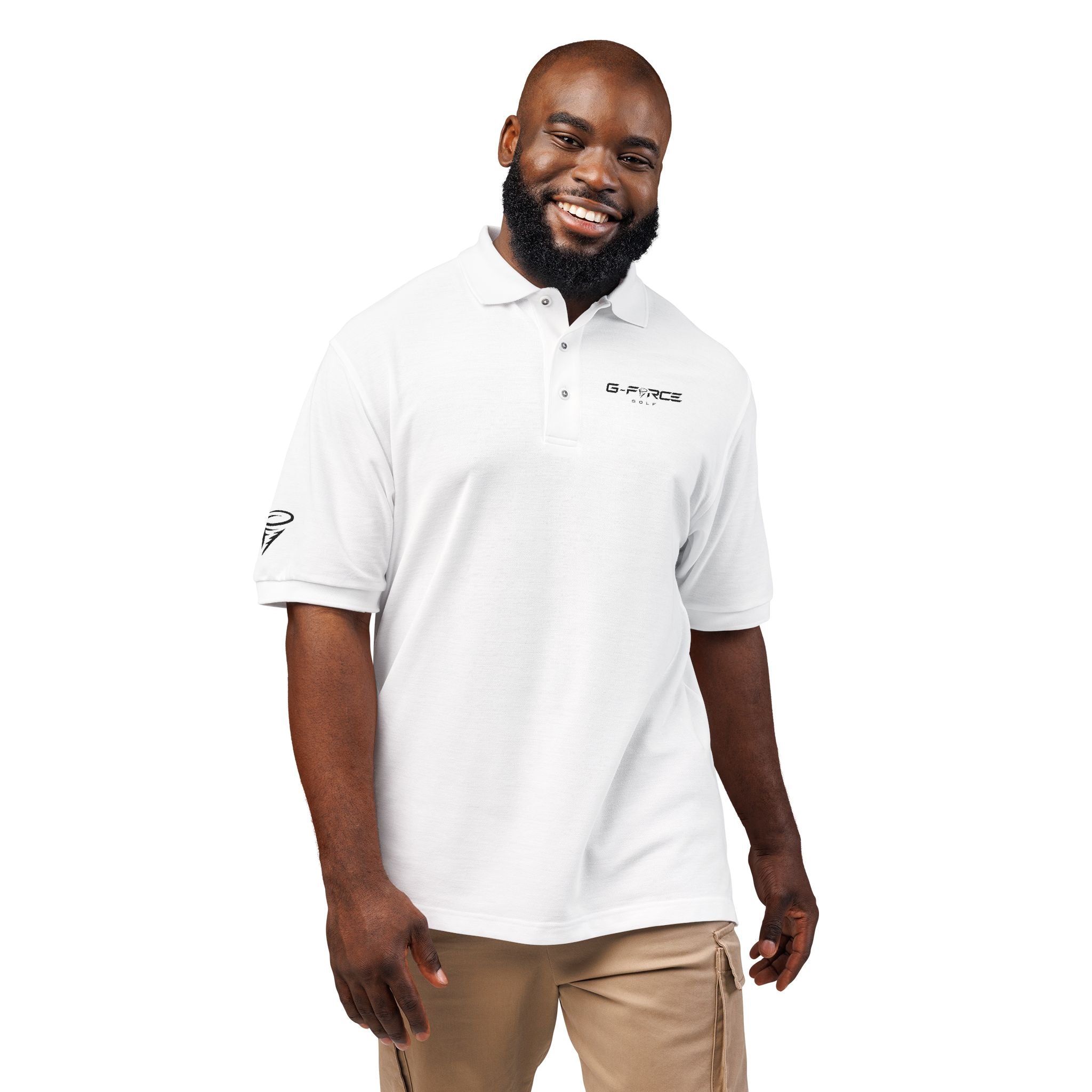 G-Force Embroidered Golf Polo Shirt