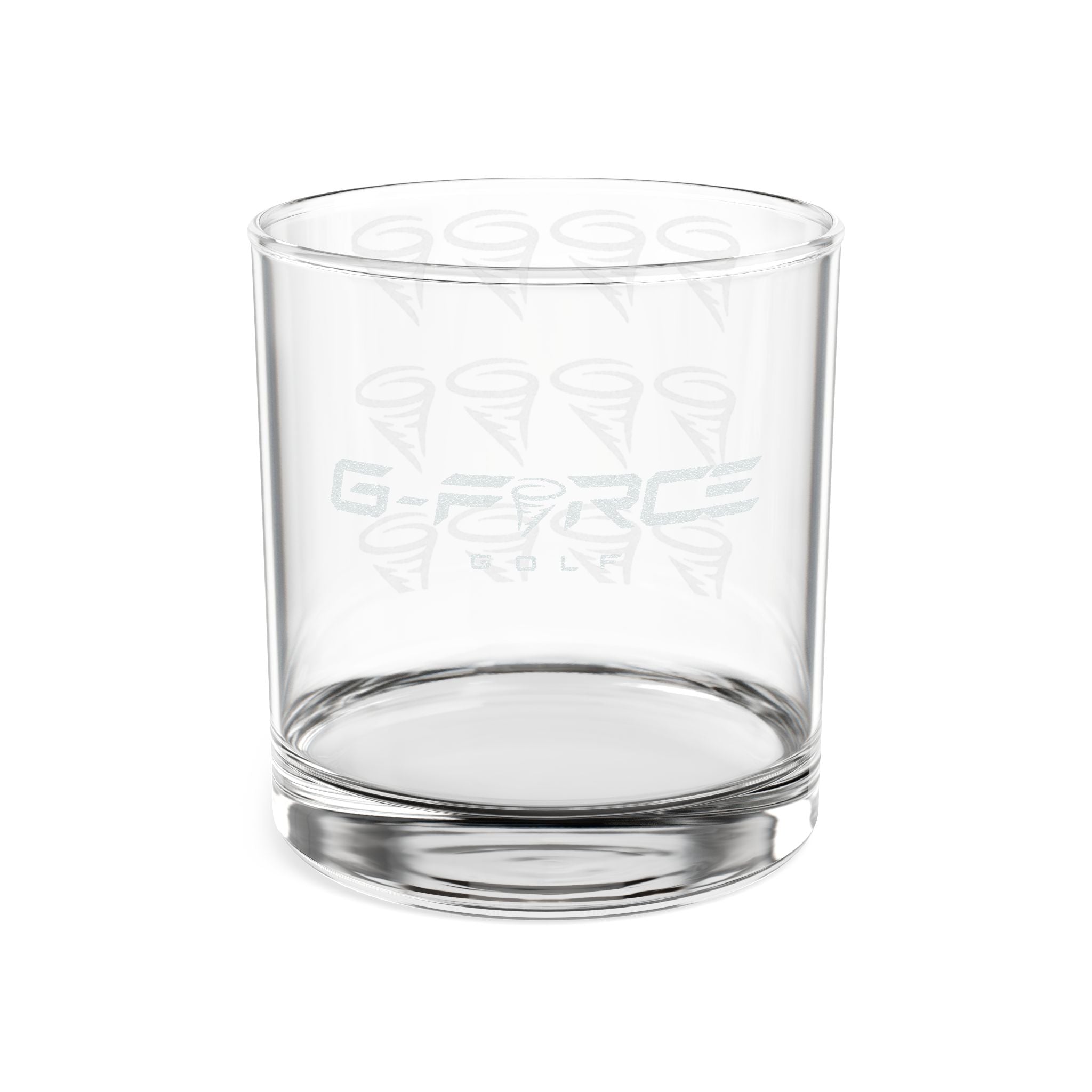 Engraved 10.5oz Whiskey Glass — G-Force Logo Rocks Glass, Personalized Bar Gift