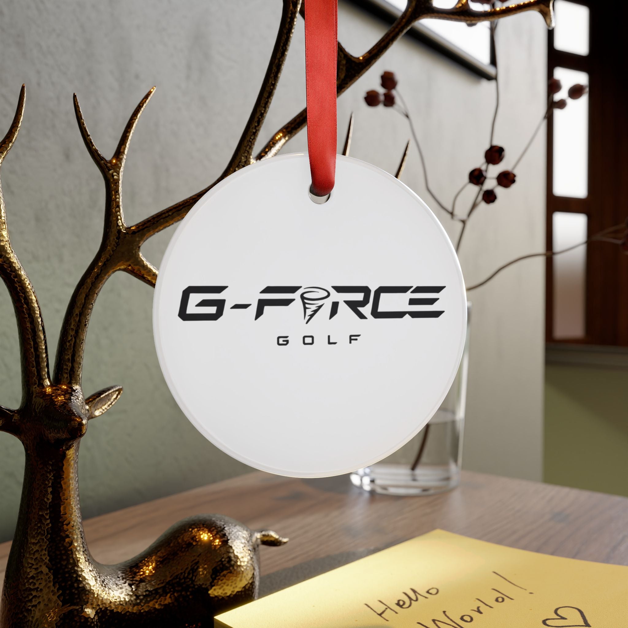 G-Force Acrylic Ornament with Ribbon
