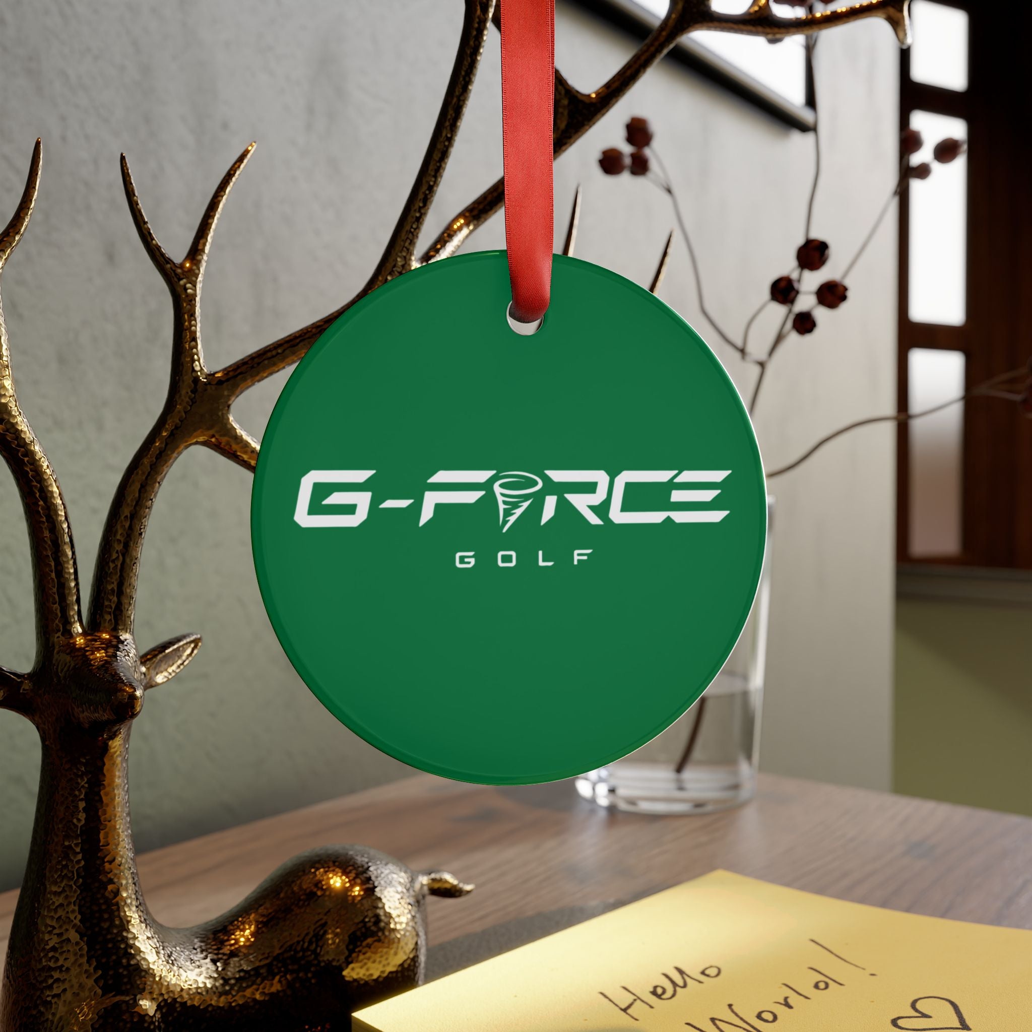 G-Force Acrylic Ornament with Ribbon