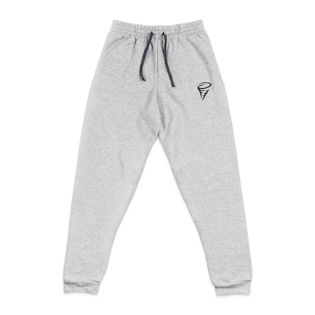 G-Force Tornado Embroidered Grey Joggers — Casual Sweatpants