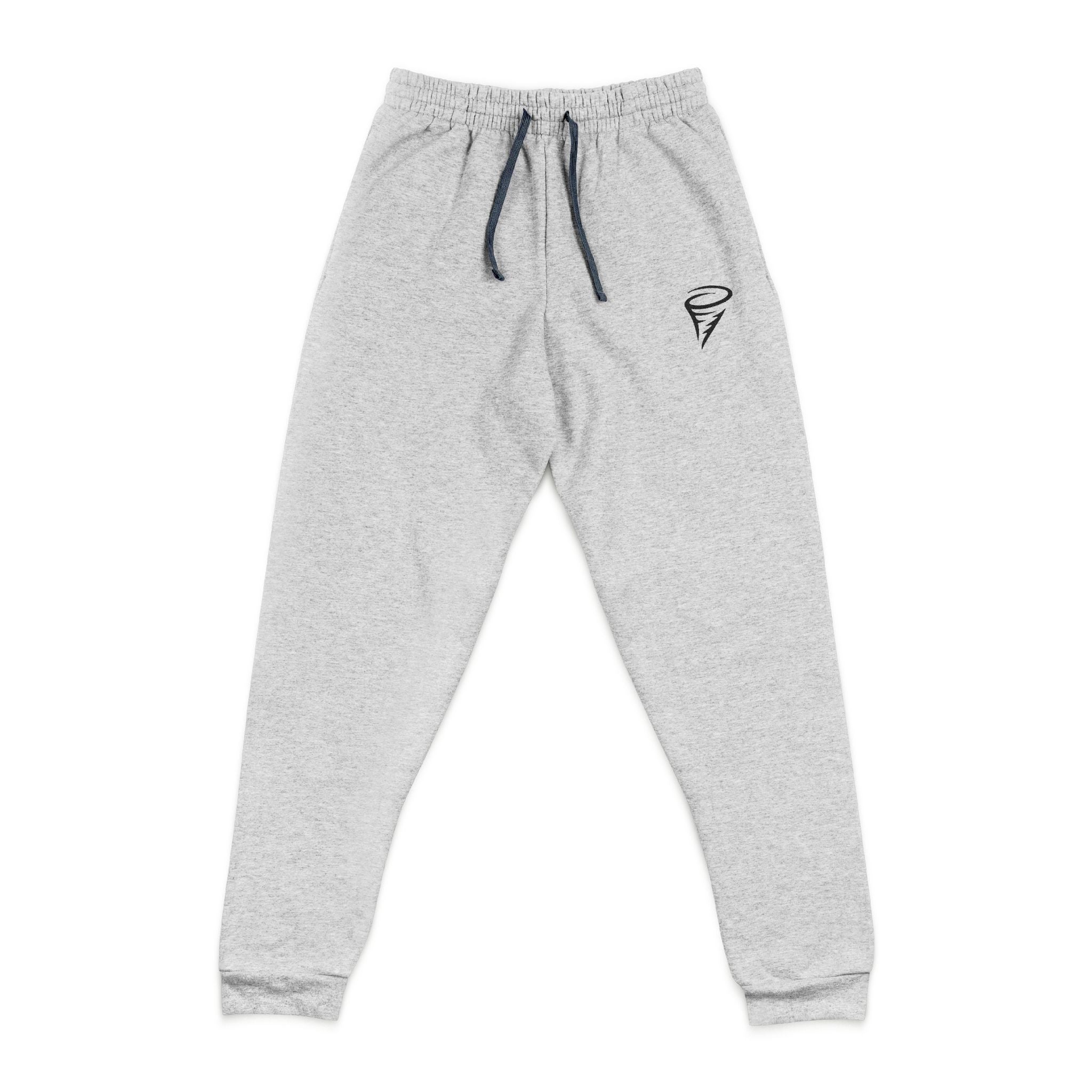 G-Force Tornado Embroidered Grey Joggers — Casual Sweatpants