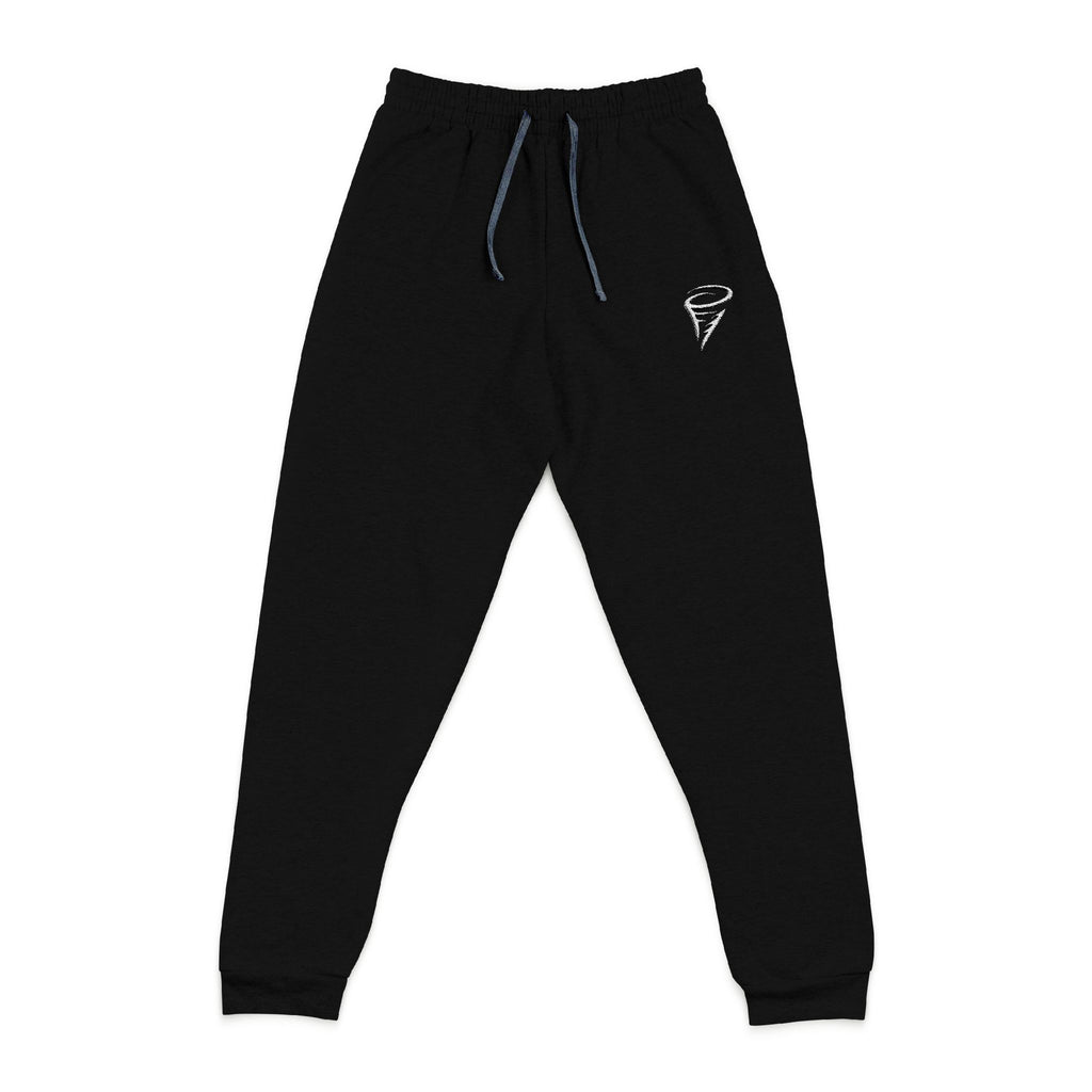 G-Force Tornado Embroidered Grey Joggers — Casual Sweatpants