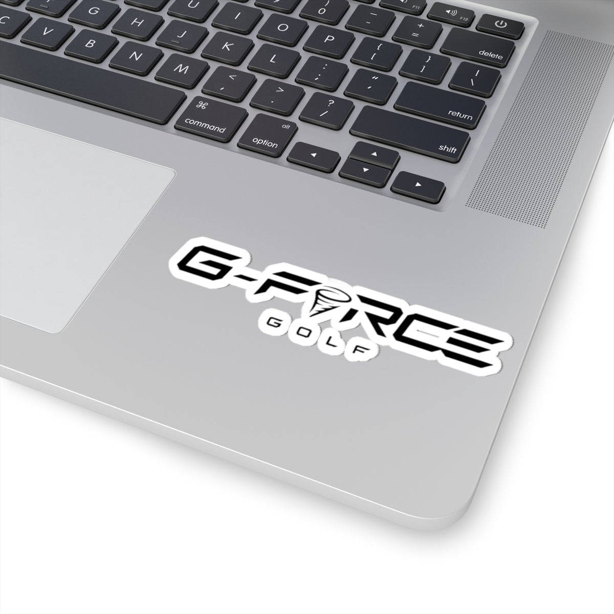 G-Force Golf Logo Kiss-Cut Sticker — Sleek Golf Decal for Laptops, Clubs & Gear